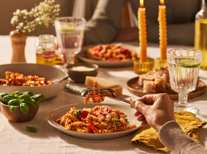 GranFood Grand’Italia Fusilli met rode saus GranFood Grand'Italia Fusilli met rode saus (basilico)